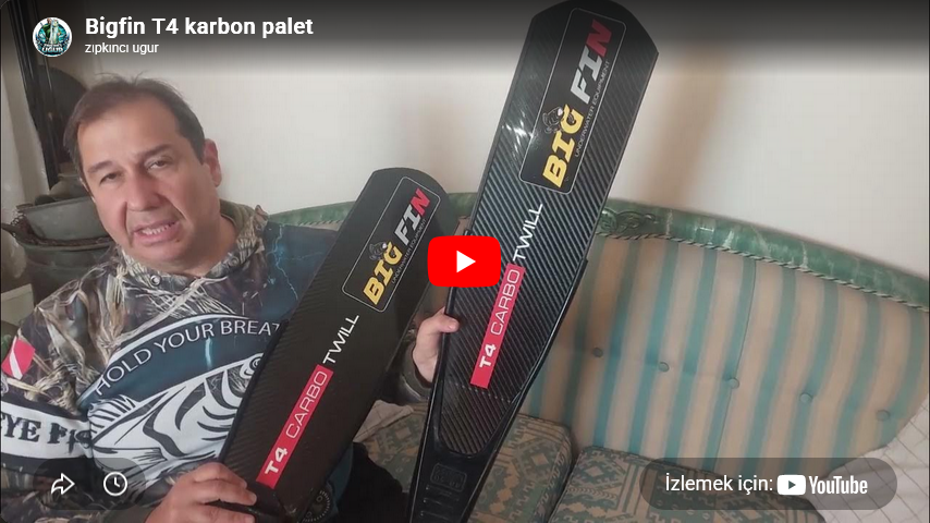  Bigfin T4 karbon palet 